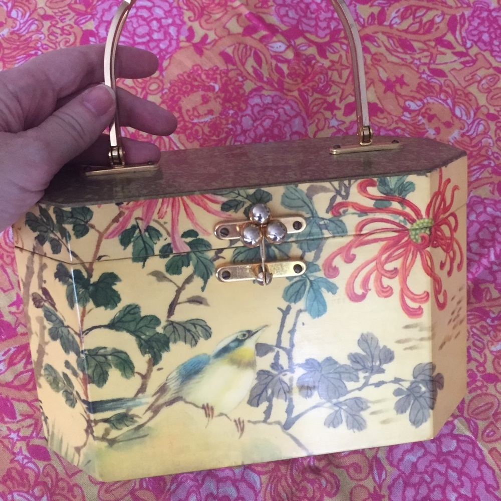 Anne Laurie Vintage Chinese Bird 🐦 Flower Handbag